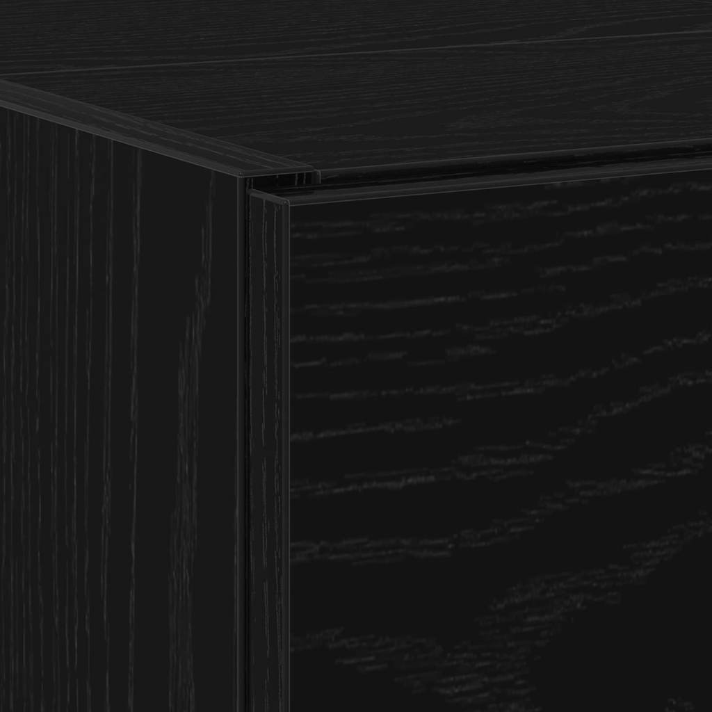 vidaXL Ντουλάπι Νεροχύτη Μαύρη Οξυά 59 x 37 x 59 cm Επεξεργασμένο ξύλο