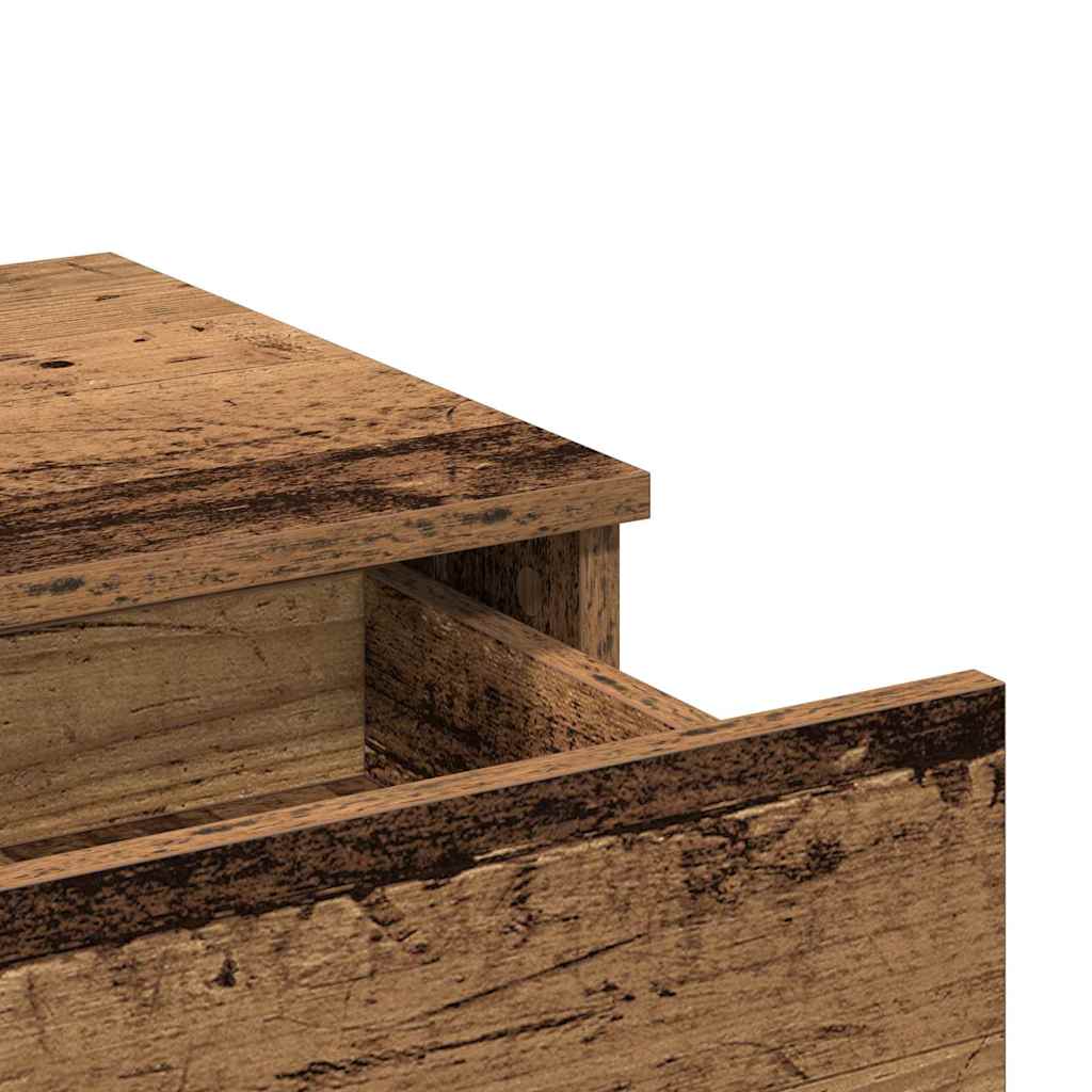 vidaXL Τραπέζι περιποίησης Παλιό ξύλο 100 x 40 x 130 εκ