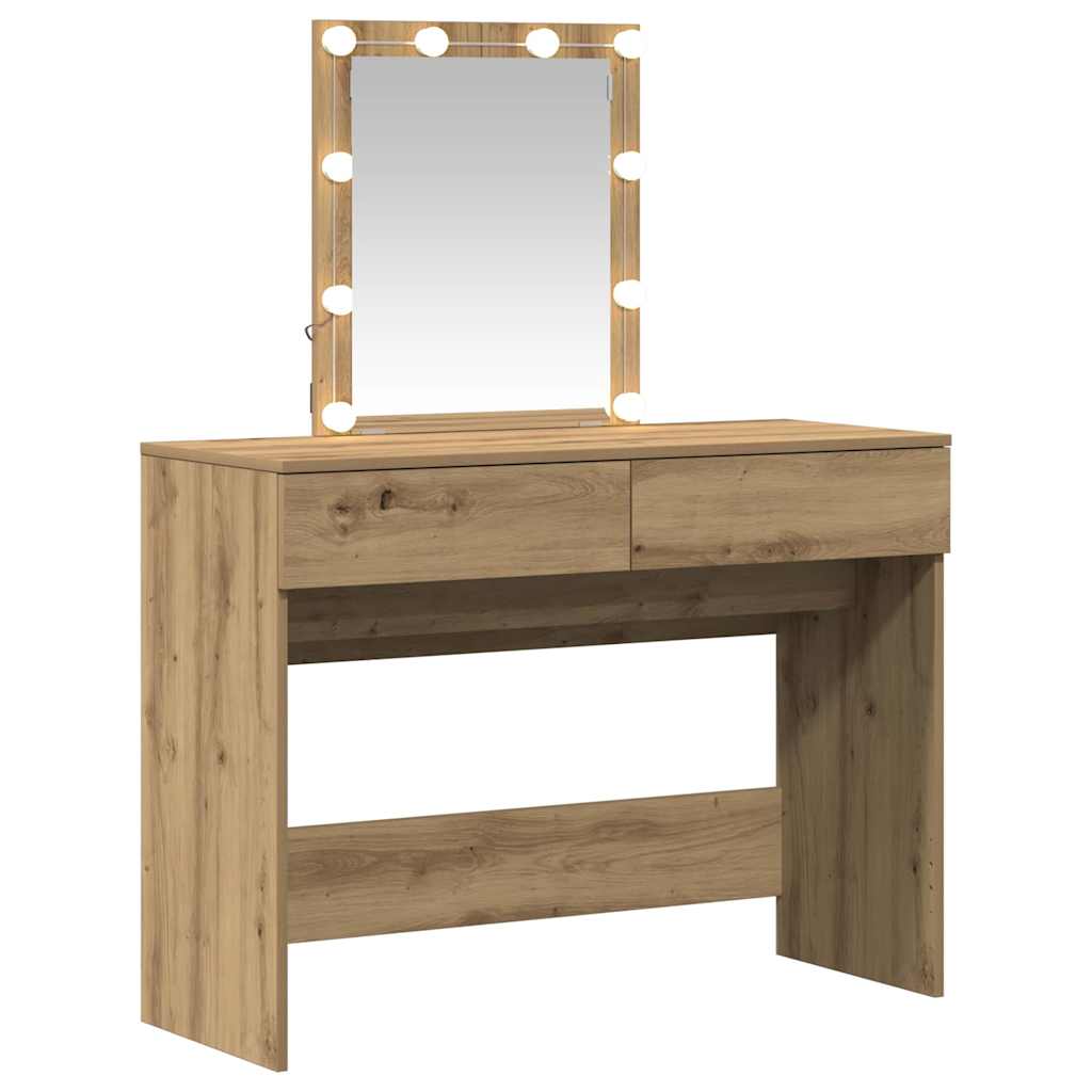 vidaXL Τραπέζι περιποίησης Artisan Oak 100 x 40 x 130 εκ