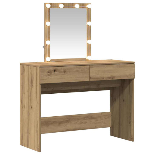 vidaXL Τραπέζι περιποίησης Artisan Oak 100 x 40 x 130 εκ