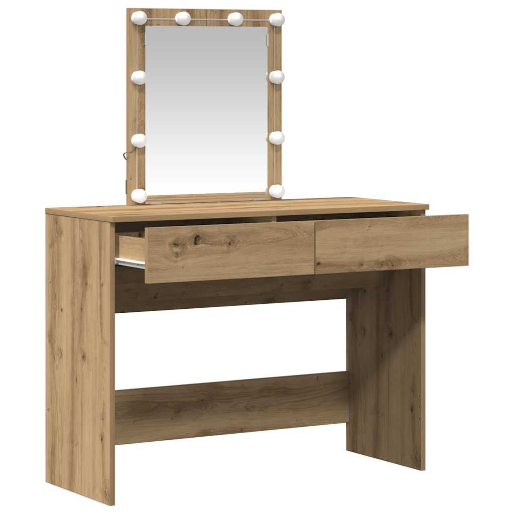 vidaXL Τραπέζι περιποίησης Artisan Oak 100 x 40 x 130 εκ
