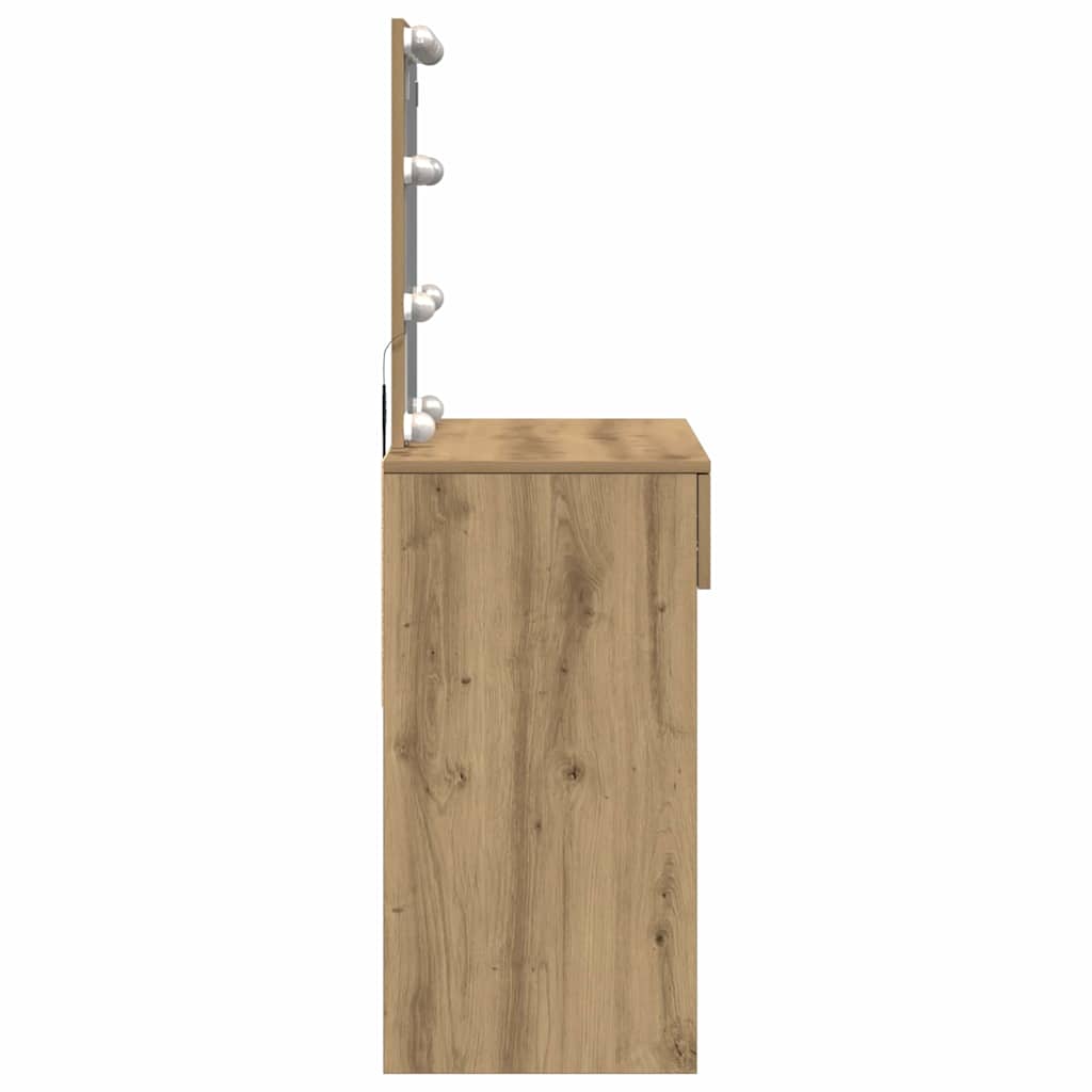 vidaXL Τραπέζι περιποίησης Artisan Oak 100 x 40 x 130 εκ