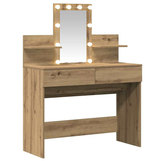 vidaXL Τραπέζι περιποίησης Artisan Oak 100 x 40 x 130 εκ