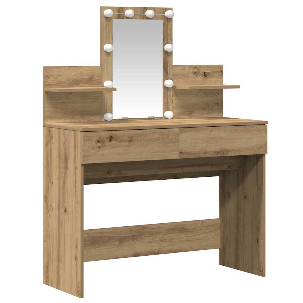 vidaXL Τραπέζι περιποίησης Artisan Oak 100 x 40 x 130 εκ