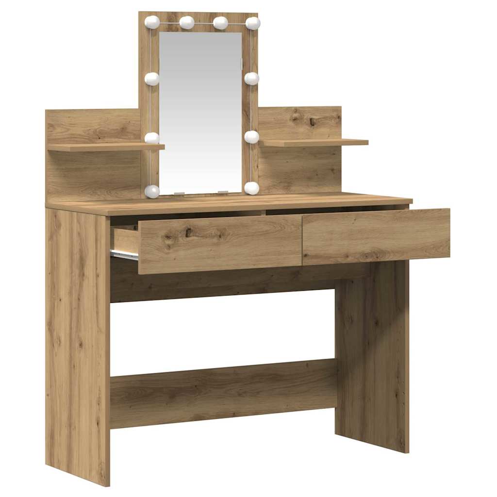 vidaXL Τραπέζι περιποίησης Artisan Oak 100 x 40 x 130 εκ
