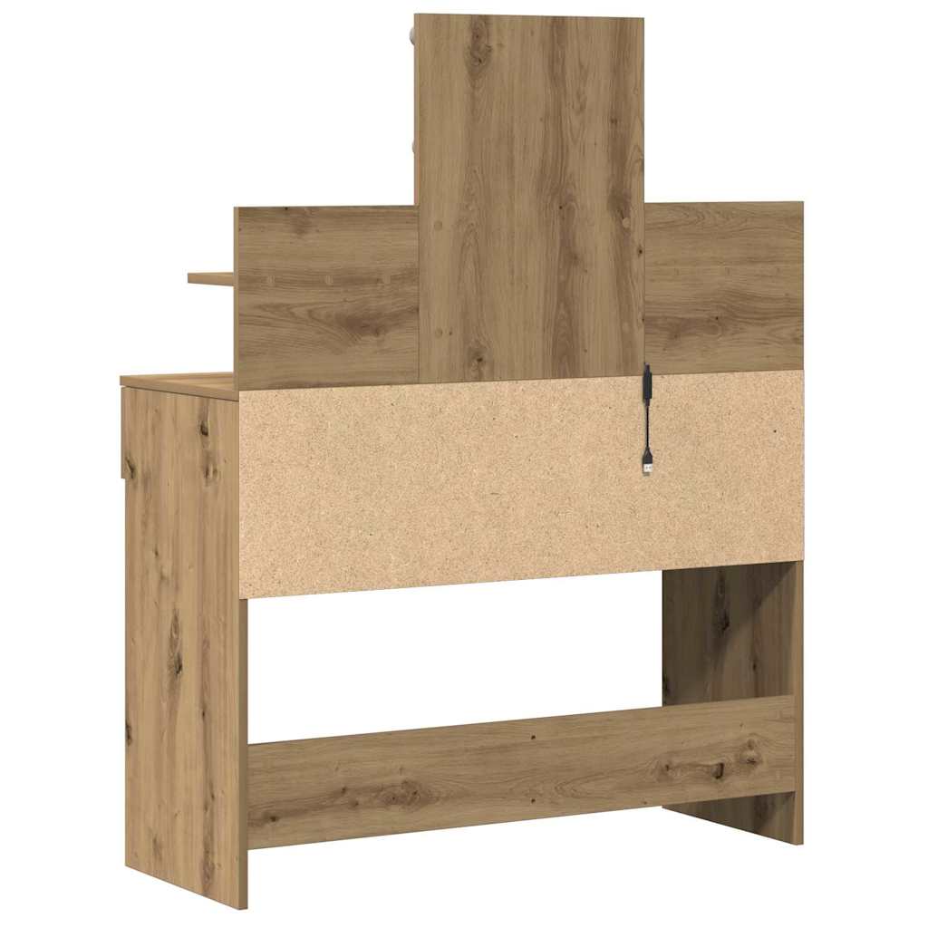 vidaXL Τραπέζι περιποίησης Artisan Oak 100 x 40 x 130 εκ