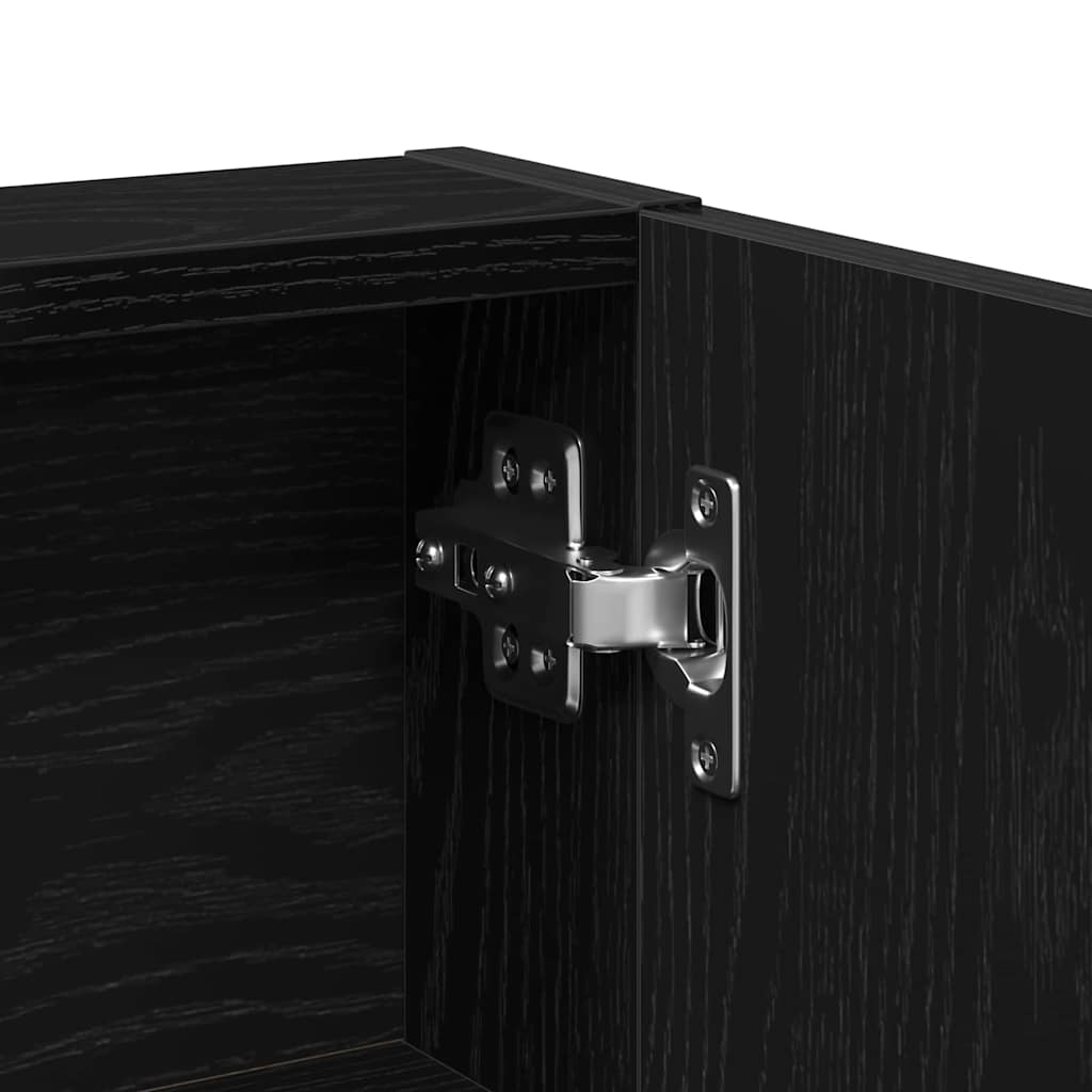 vidaXL Τραπέζι περιποίησης Μαύρη Οξυά 80 x 35 x 132 εκ.