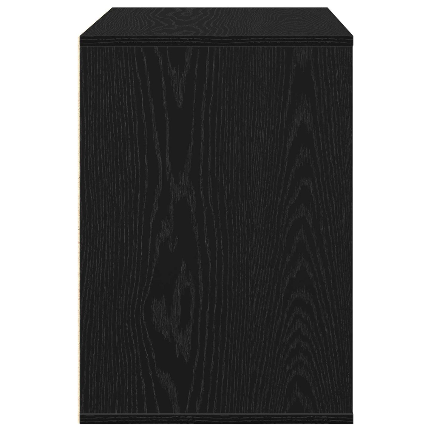 vidaXL Ντουλάπι με Συρτάρια 3-Συρτάρι Μαύρο 80 x 41 x 58 εκ.