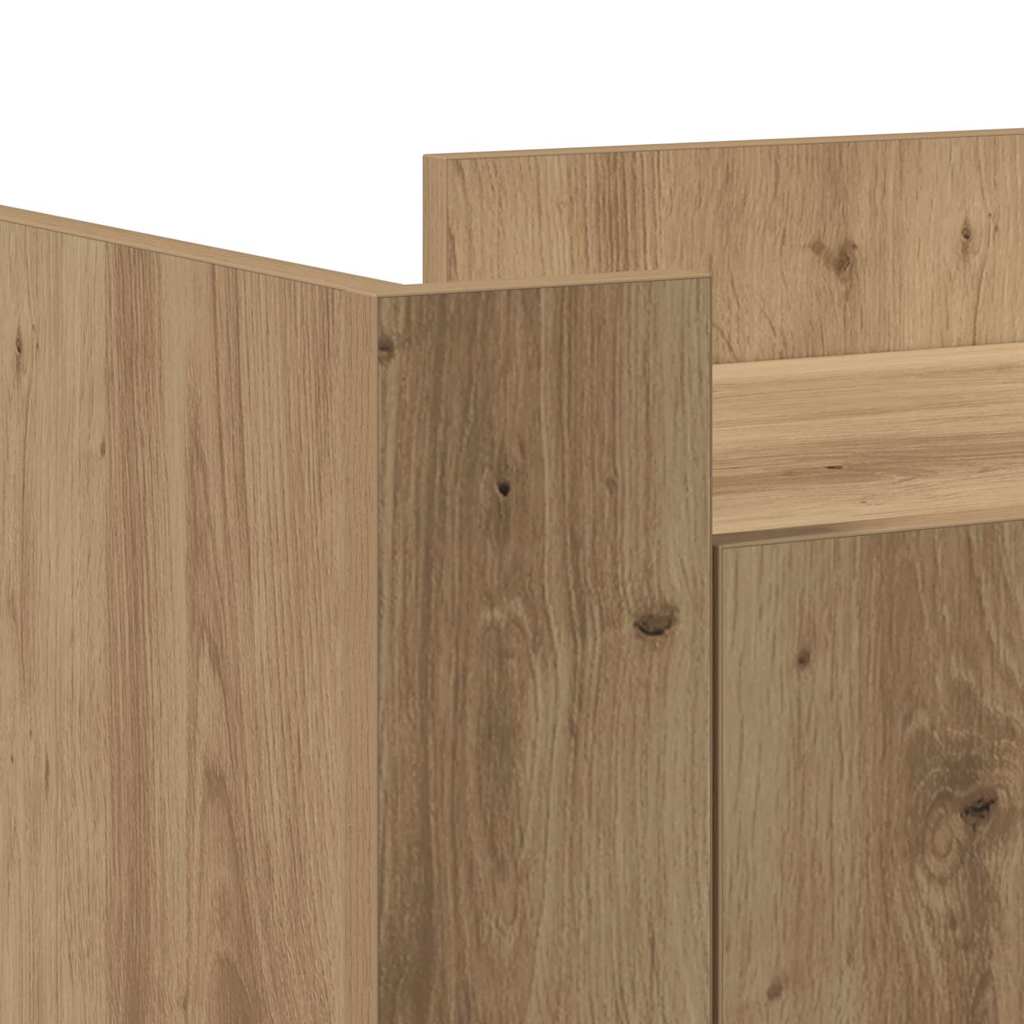 vidaXL Γραφείο Artisan Oak 45 x 35 x 75 εκ Επεξεργασμένο ξύλο