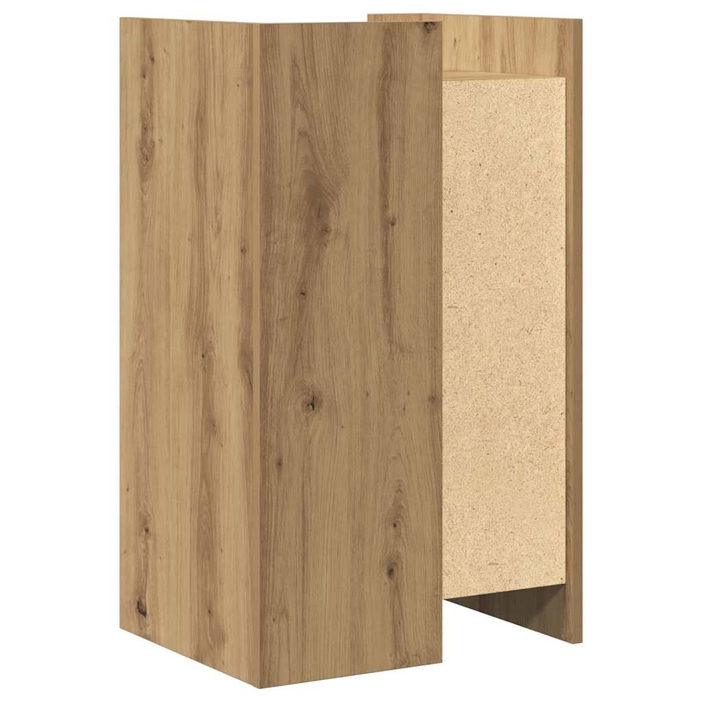 vidaXL Γραφείο Artisan Oak 45 x 35 x 75 εκ Επεξεργασμένο ξύλο