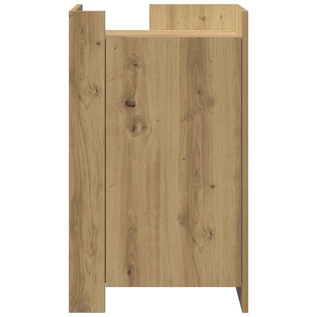 vidaXL Γραφείο Artisan Oak 45 x 35 x 75 εκ Επεξεργασμένο ξύλο