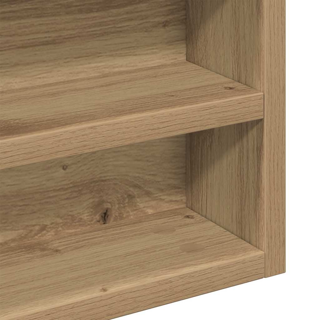 vidaXL Βιτρίνα Artisan Oak 100 x 8,5 x 75 cm Επεξεργασμένο ξύλο