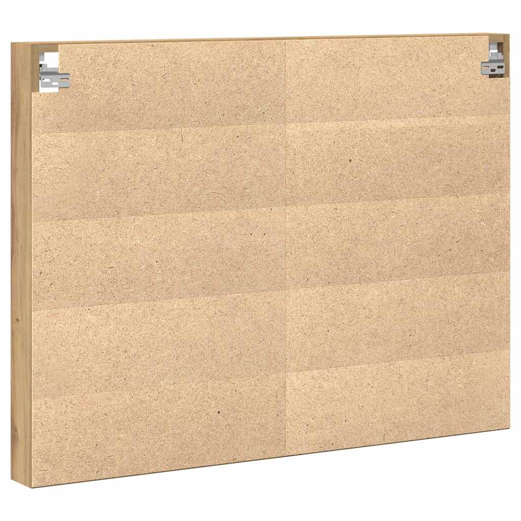 vidaXL Βιτρίνα Artisan Oak 100 x 8,5 x 75 cm Επεξεργασμένο ξύλο