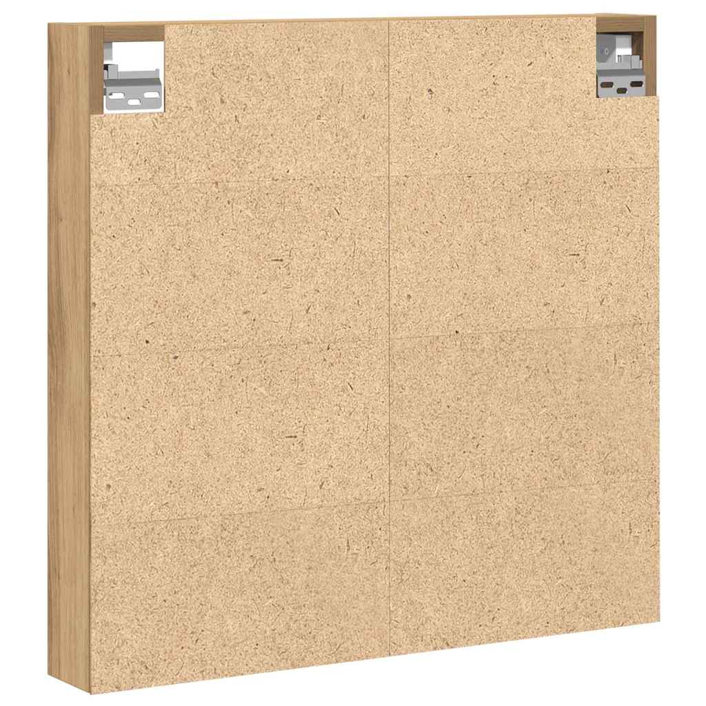 vidaXL Βιτρίνα με ράφι Artisan Oak 60 x 8,5 x 58 εκ Επεξεργασμένο ξύλο