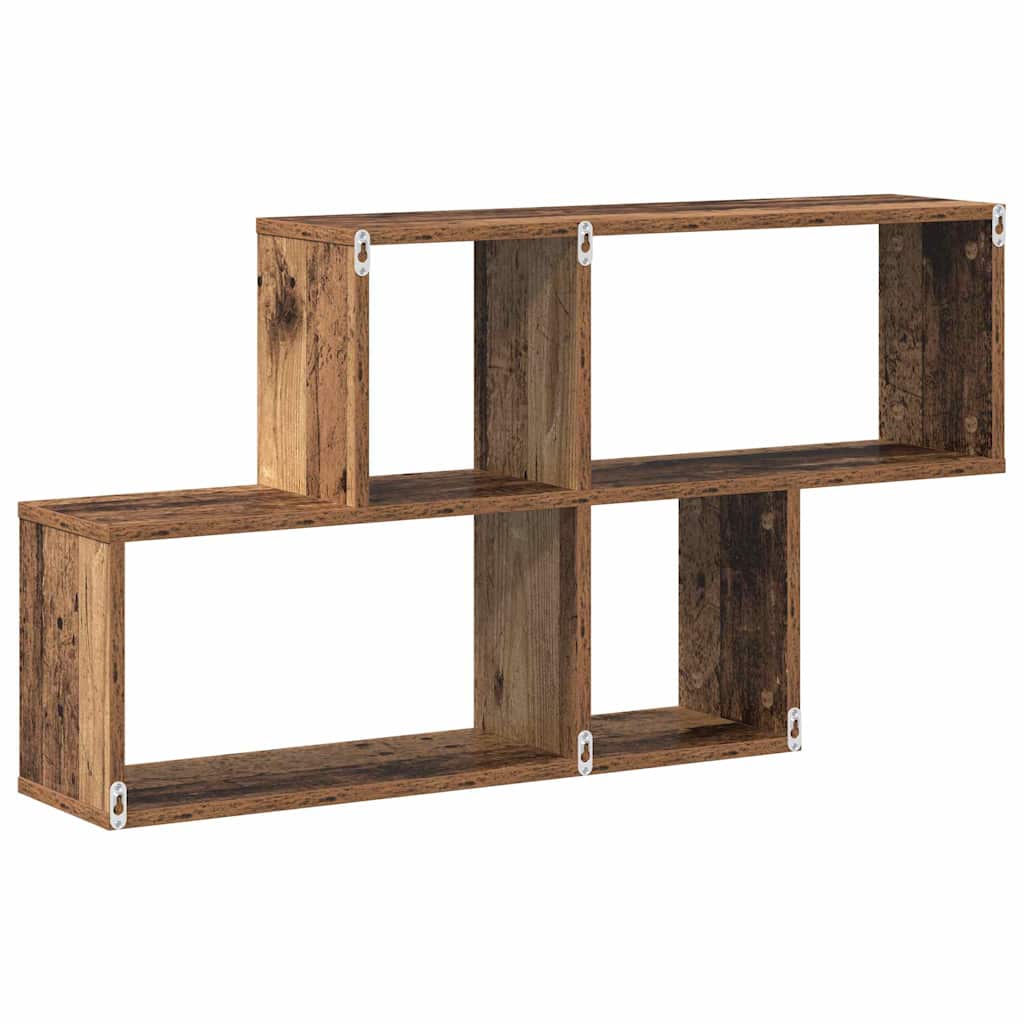 vidaXL Ράφι Τοίχου με ράφι Επιτοίχιο Άλλο με αποθήκευση Καφέ ξύλο