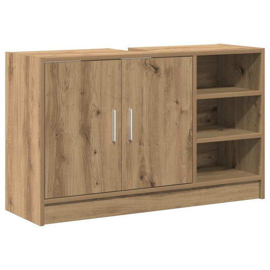 vidaXL Ντουλάπι Νιπτήρα Artisan Oak 90 x 29 x 55 εκ.