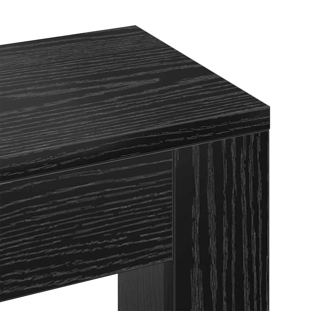 vidaXL Καπάκι Καλοριφέρ Μαύρη Οξυά 78 x 20 x 82 cm Επεξεργασμένο ξύλο