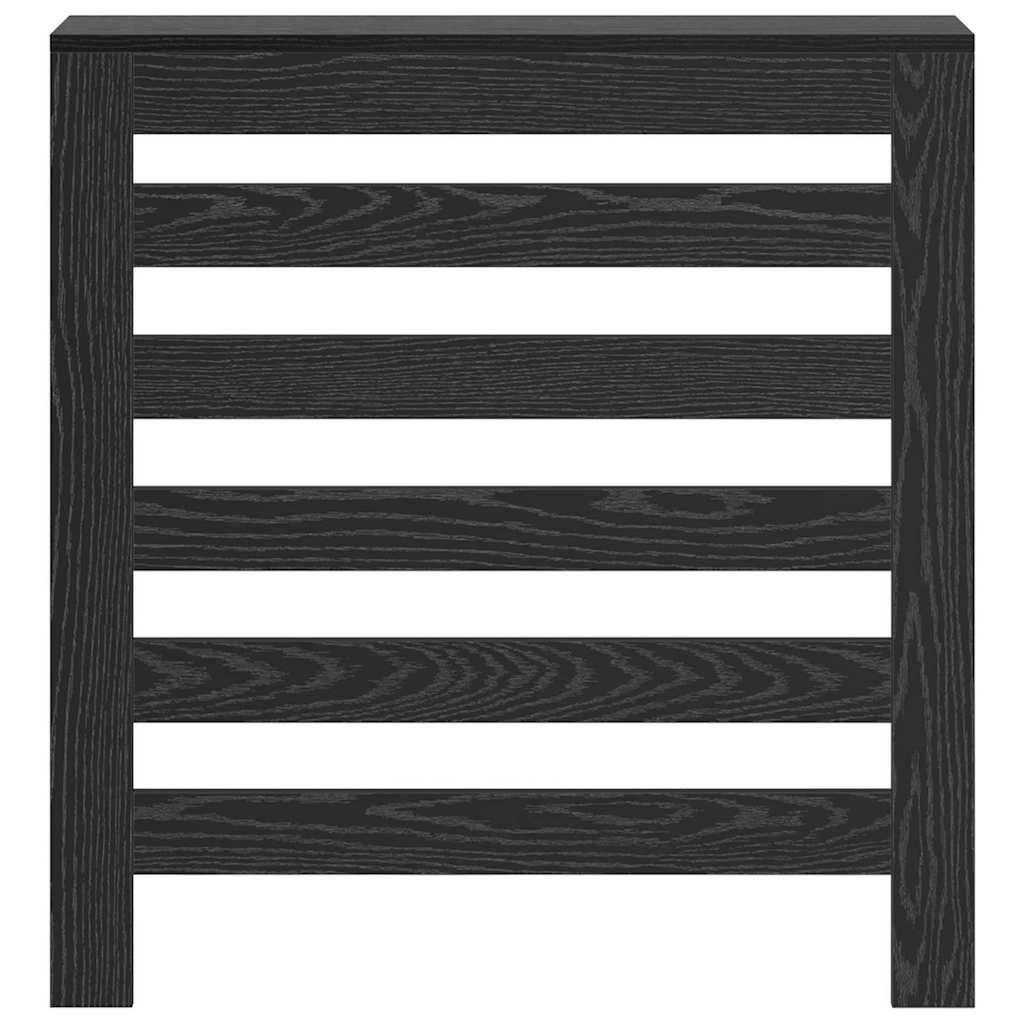 vidaXL Καπάκι Καλοριφέρ Μαύρη Οξυά 78 x 20 x 82 cm Επεξεργασμένο ξύλο