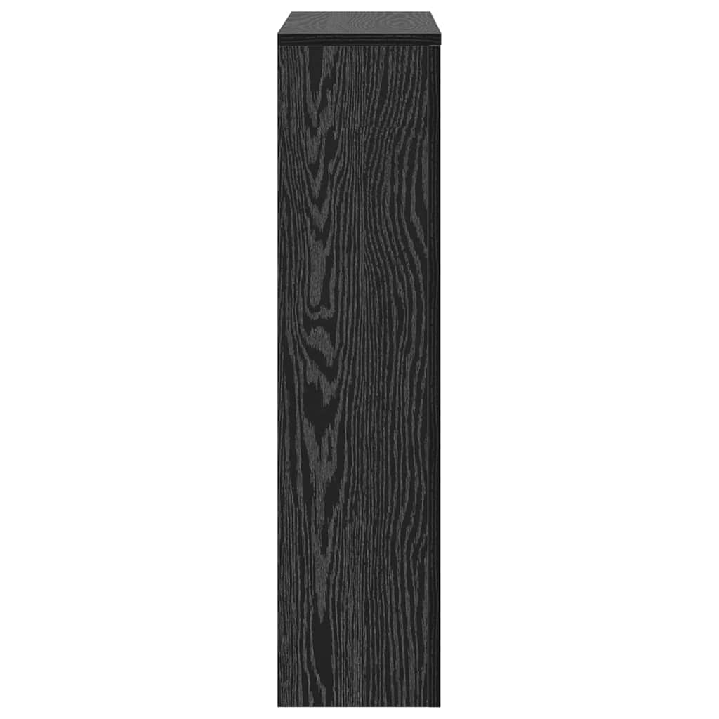 vidaXL Καπάκι Καλοριφέρ Μαύρη Οξυά 78 x 20 x 82 cm Επεξεργασμένο ξύλο