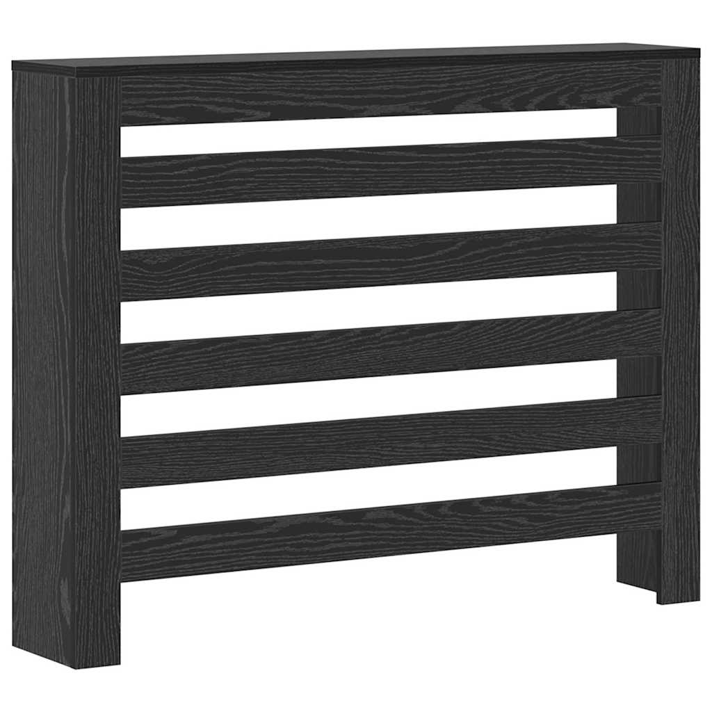 vidaXL Καπάκι Καλοριφέρ Μαύρη Οξυά 104 x 20 x 82 cm Επεξεργασμένο ξύλο