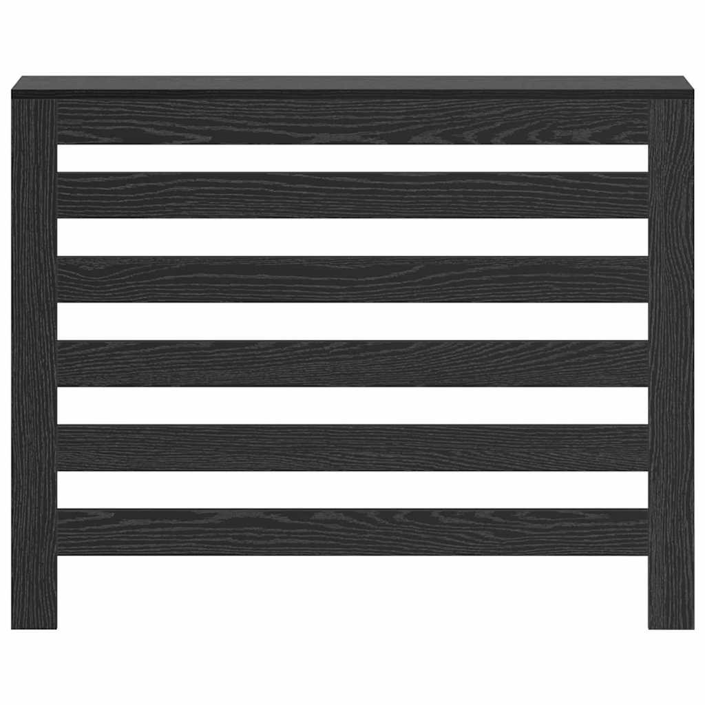 vidaXL Καπάκι Καλοριφέρ Μαύρη Οξυά 104 x 20 x 82 cm Επεξεργασμένο ξύλο