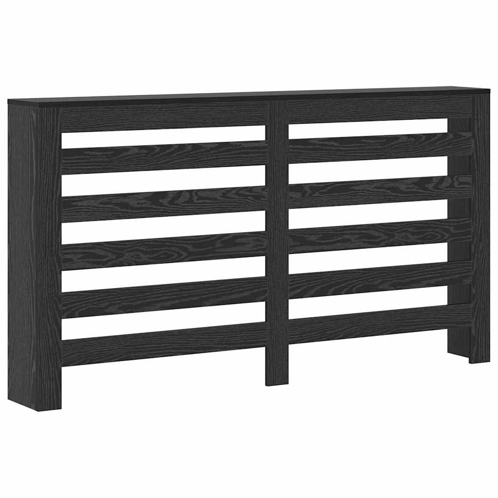 vidaXL Καπάκι Καλοριφέρ Μαύρη Οξυά 149 x 20 x 82 cm Επεξεργασμένο ξύλο