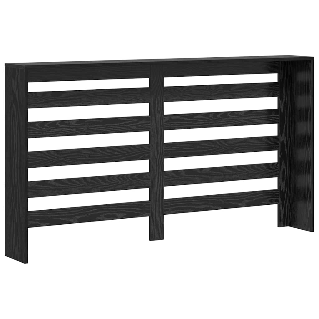 vidaXL Καπάκι Καλοριφέρ Μαύρη Οξυά 149 x 20 x 82 cm Επεξεργασμένο ξύλο