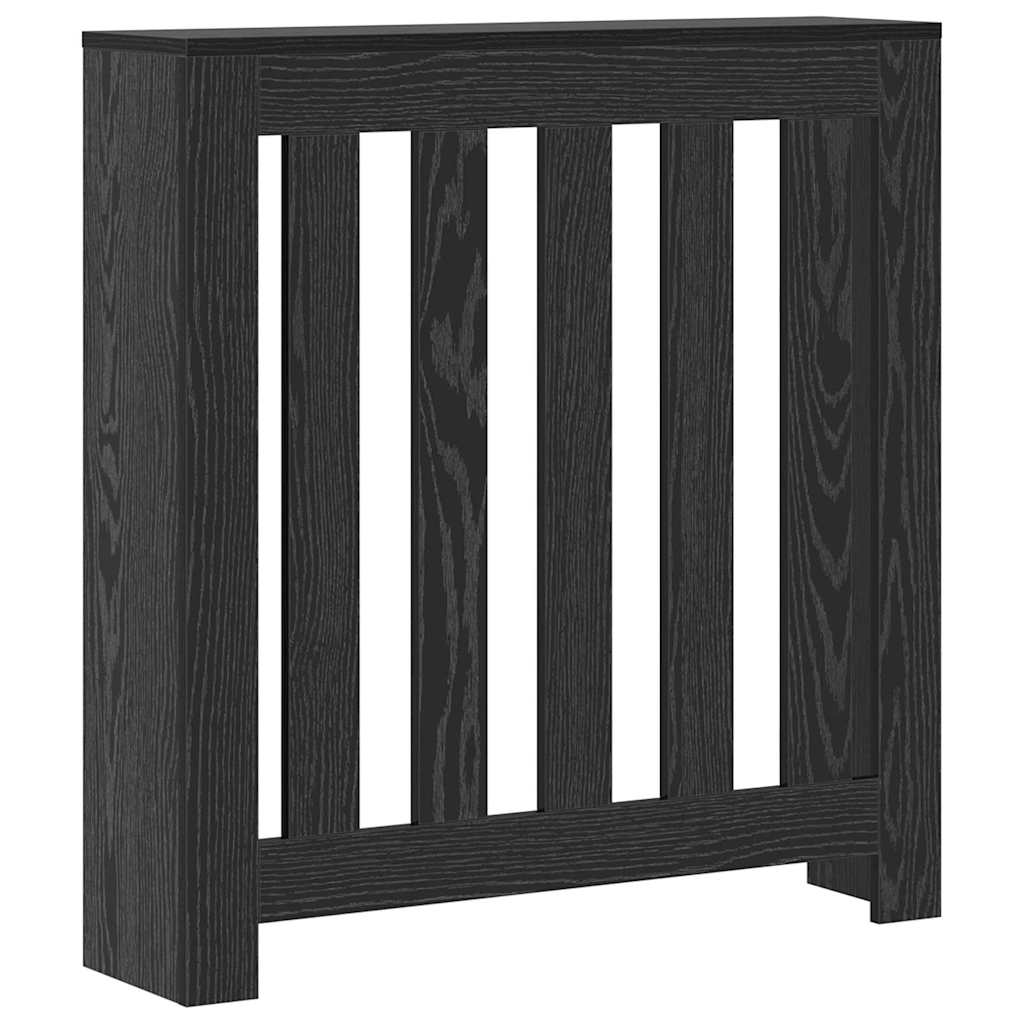 vidaXL Καπάκι Καλοριφέρ Μαύρη Οξυά 78 x 20 x 82 cm Επεξεργασμένο ξύλο