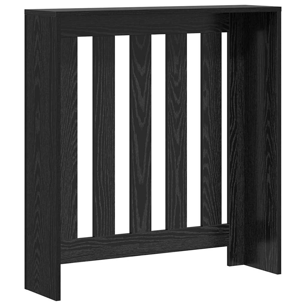 vidaXL Καπάκι Καλοριφέρ Μαύρη Οξυά 78 x 20 x 82 cm Επεξεργασμένο ξύλο