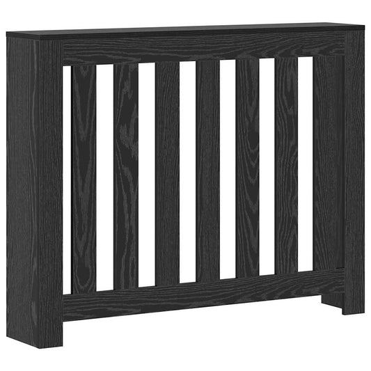 vidaXL Καπάκι Καλοριφέρ Μαύρη Οξυά 104 x 20 x 82 cm Επεξεργασμένο ξύλο