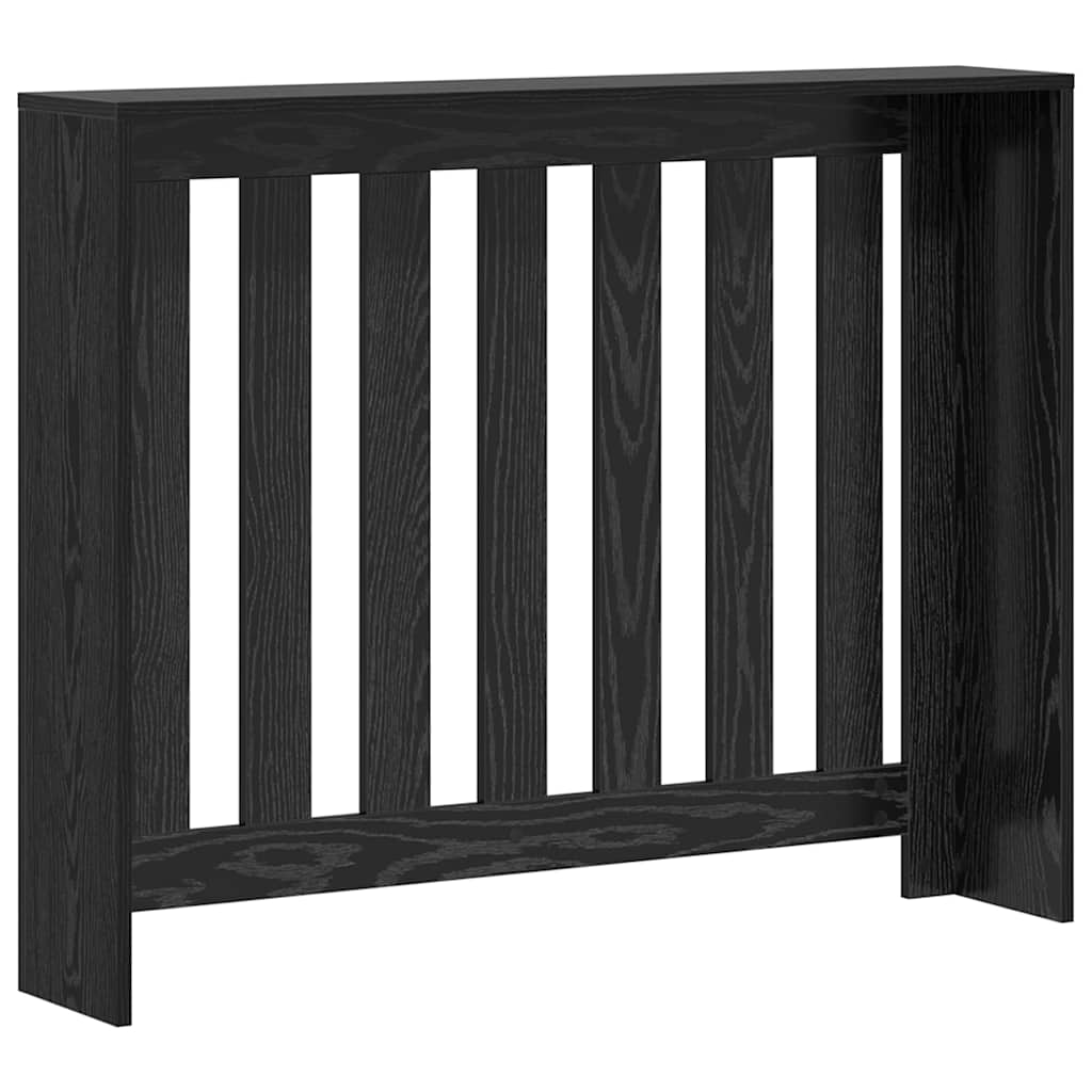 vidaXL Καπάκι Καλοριφέρ Μαύρη Οξυά 104 x 20 x 82 cm Επεξεργασμένο ξύλο