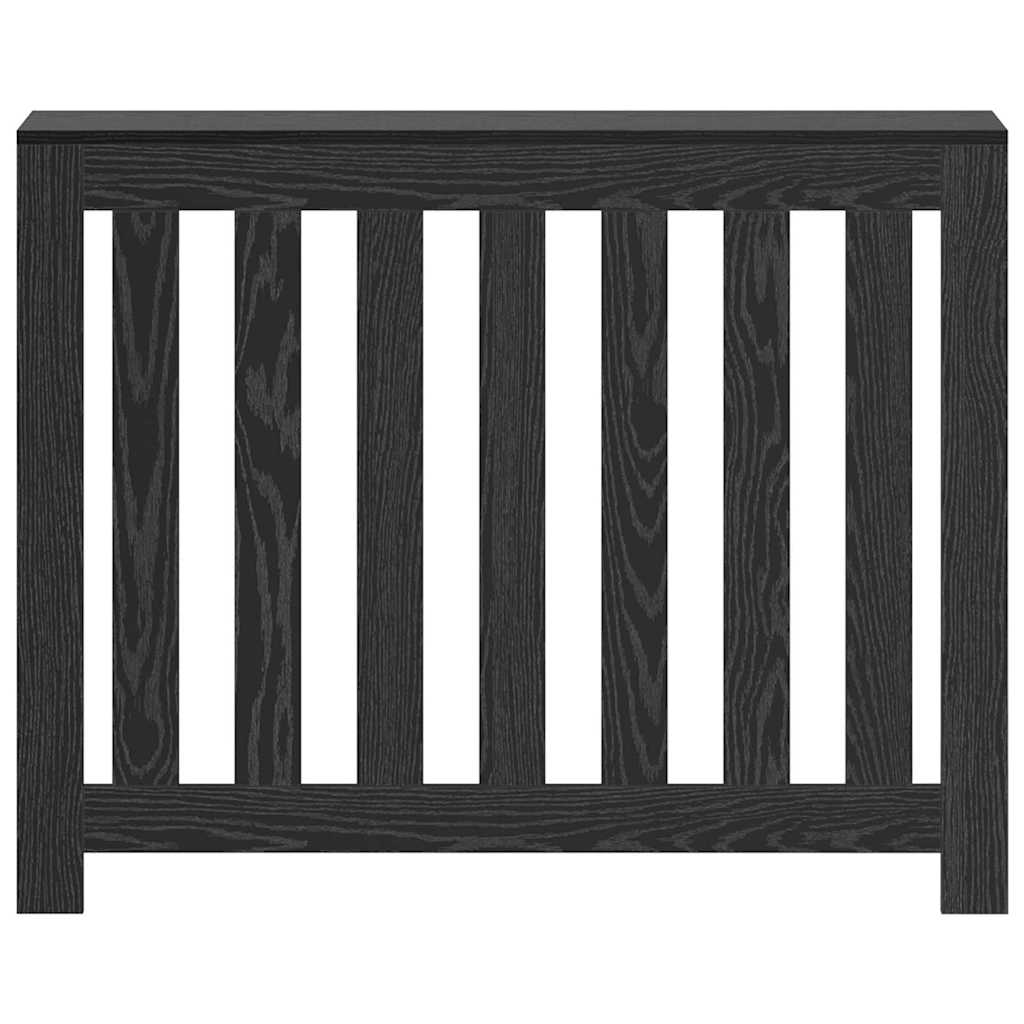 vidaXL Καπάκι Καλοριφέρ Μαύρη Οξυά 104 x 20 x 82 cm Επεξεργασμένο ξύλο