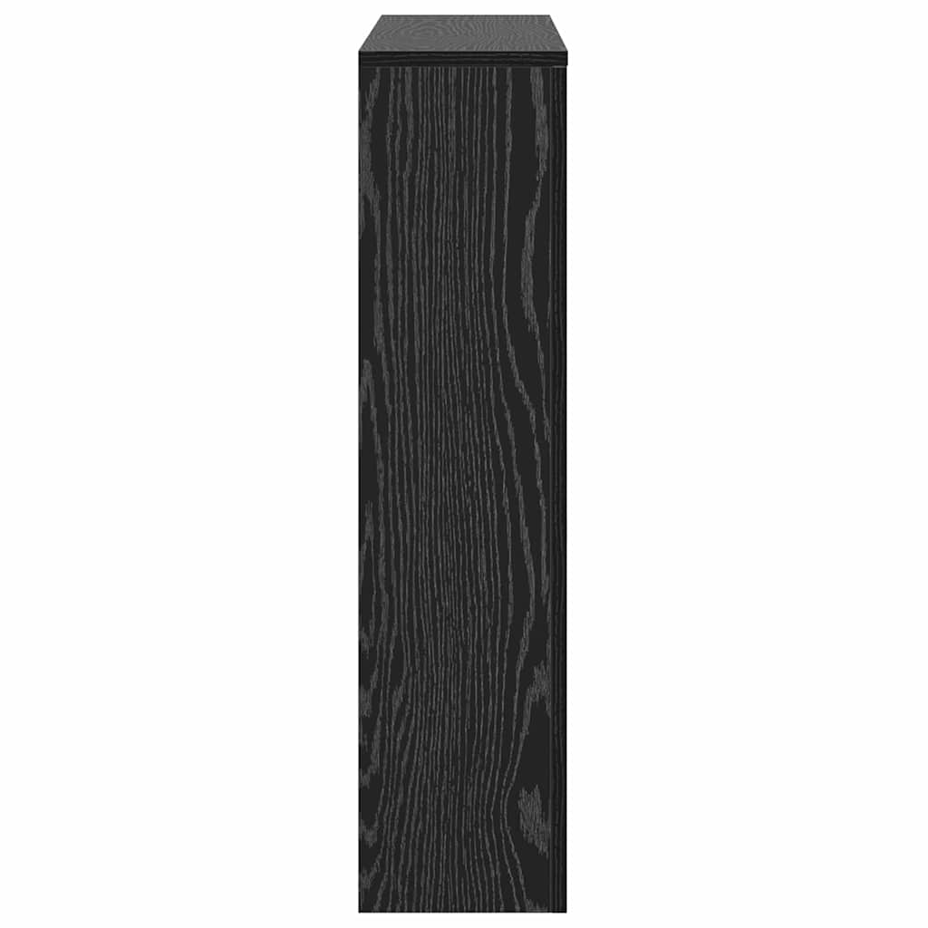 vidaXL Καπάκι Καλοριφέρ Μαύρη Οξυά 104 x 20 x 82 cm Επεξεργασμένο ξύλο