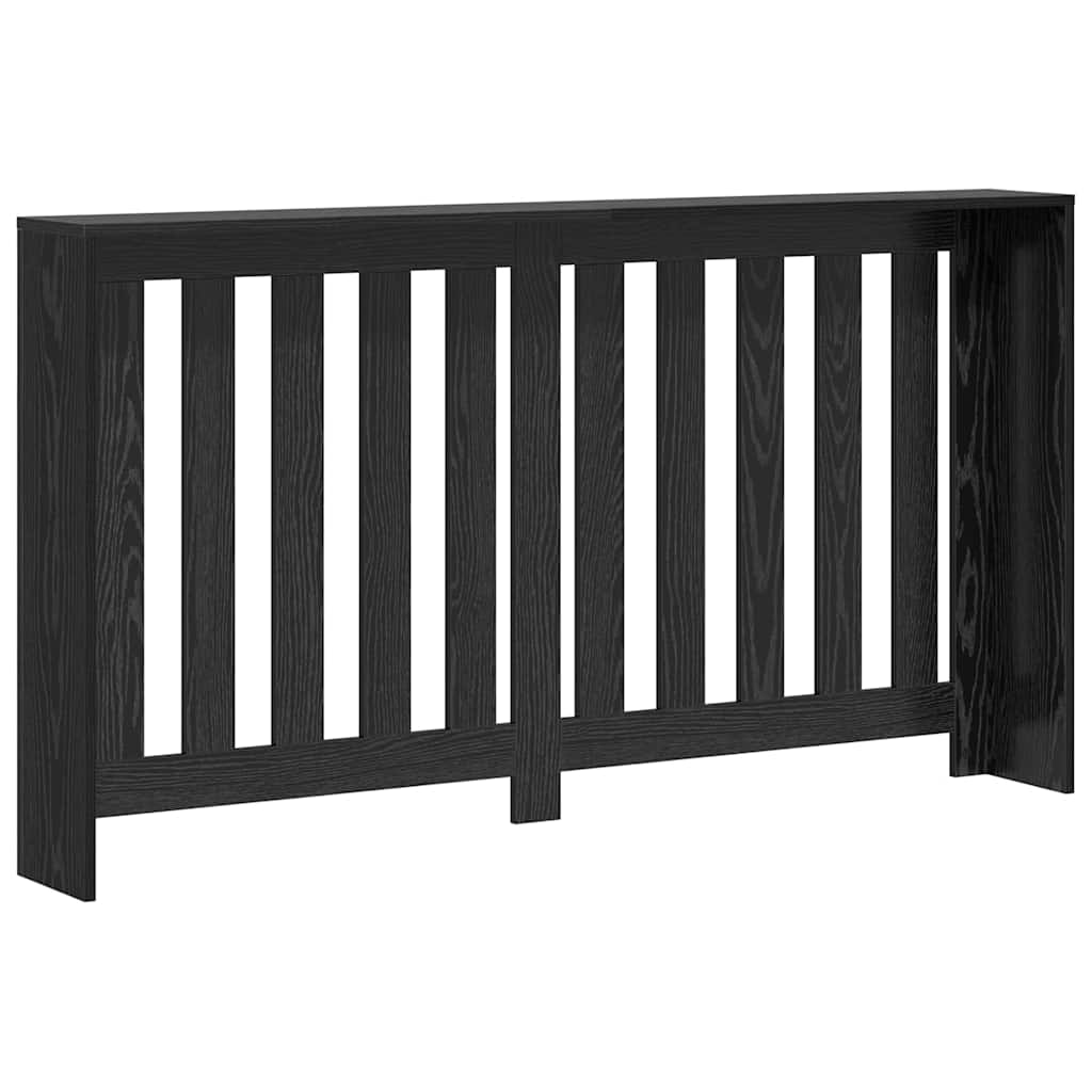 vidaXL Καπάκι Καλοριφέρ Μαύρη Οξυά 149 x 20 x 82 cm Επεξεργασμένο ξύλο
