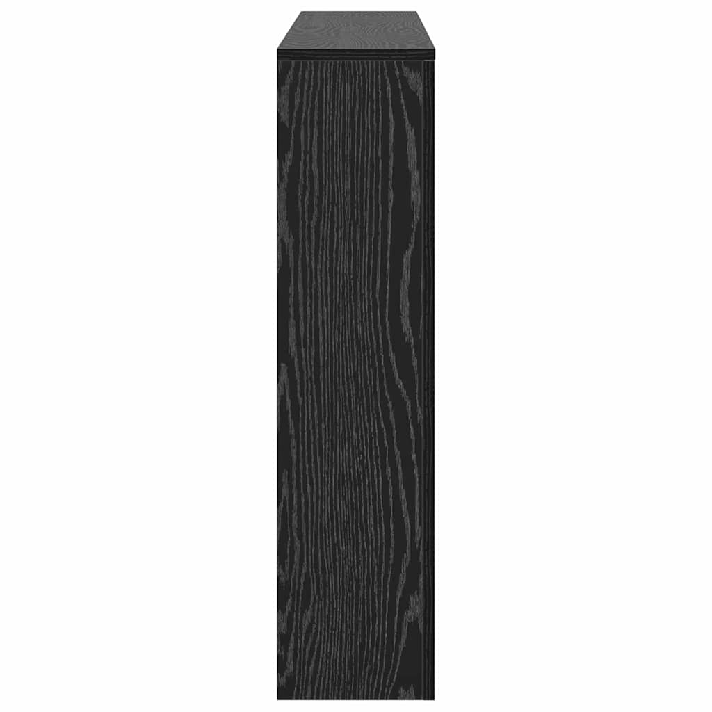 vidaXL Καπάκι Καλοριφέρ Μαύρη Οξυά 149 x 20 x 82 cm Επεξεργασμένο ξύλο