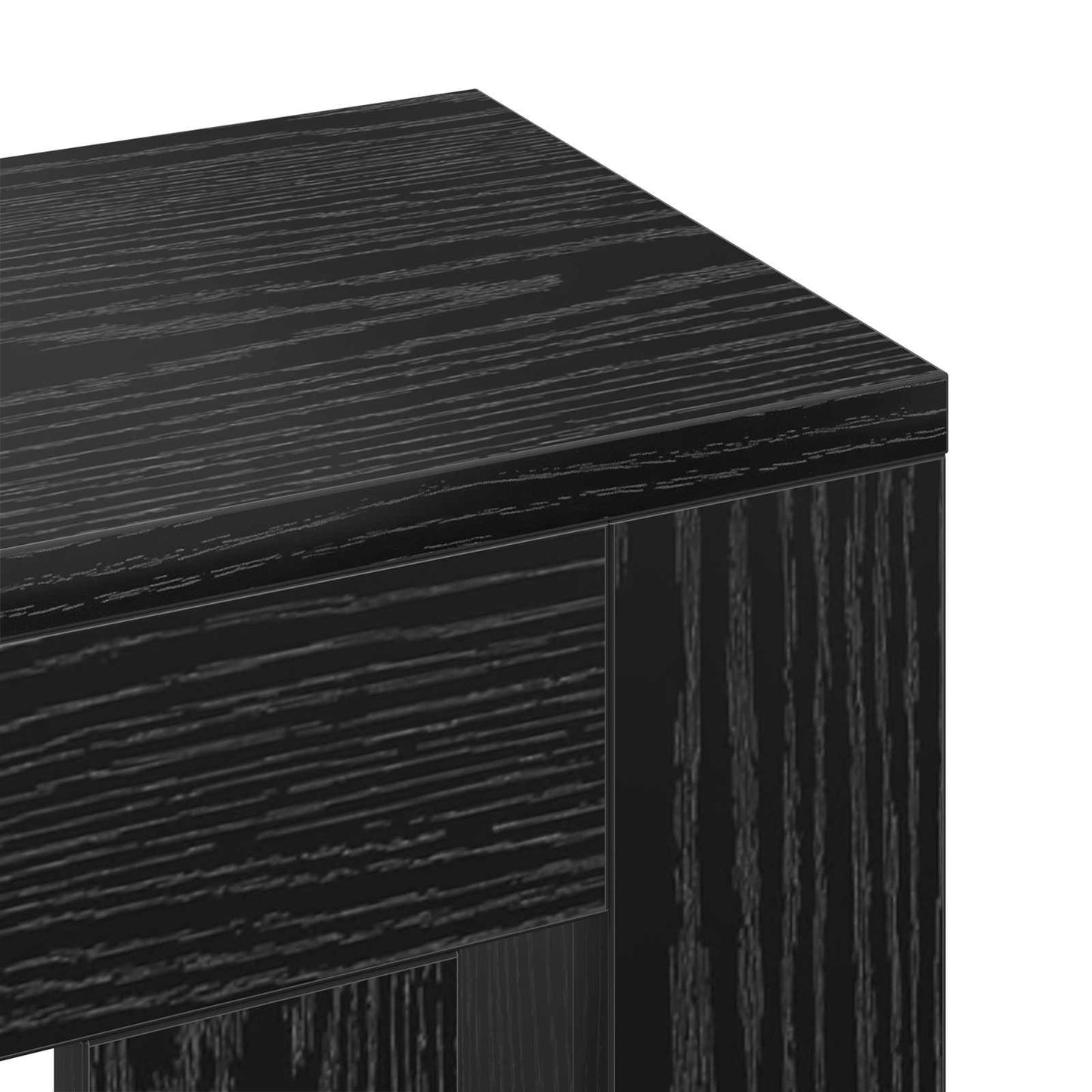 vidaXL Καπάκι Καλοριφέρ Μαύρη Οξυά 175 x 20 x 82 cm Επεξεργασμένο ξύλο