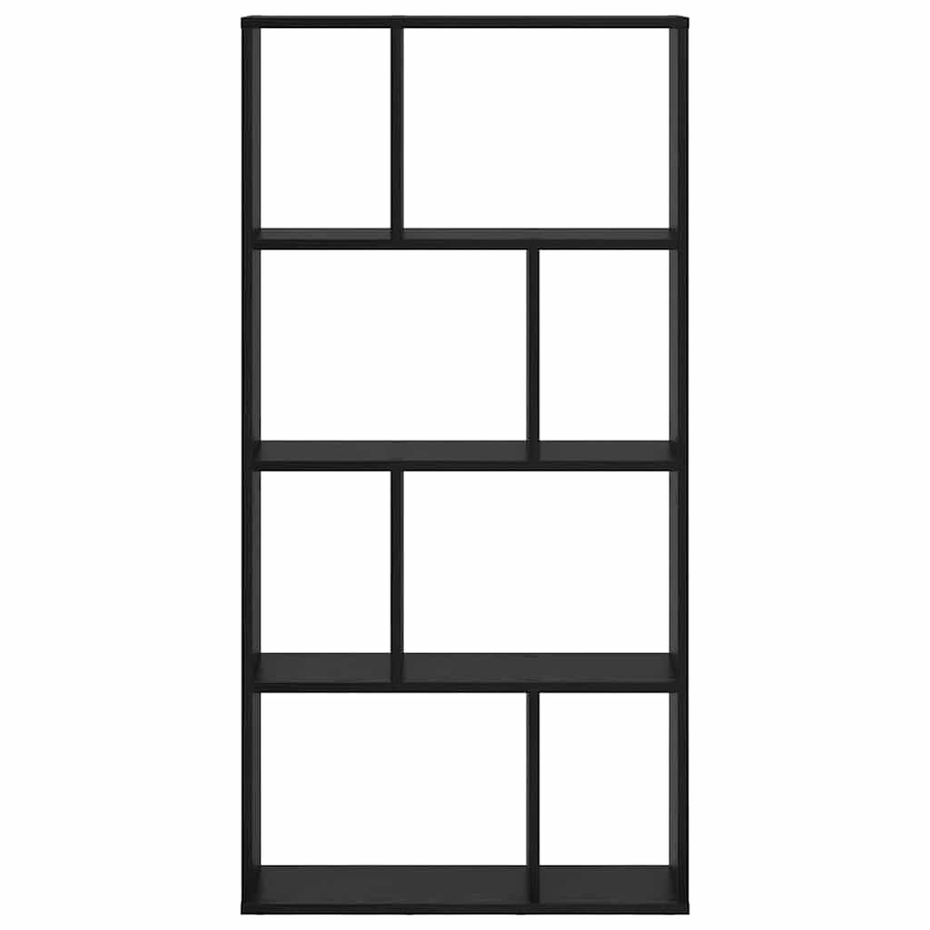 vidaXL Βιβλιοθήκη Μαύρη Οξυά 60 x 20 x 102,5 εκ Επεξεργασμένο ξύλο