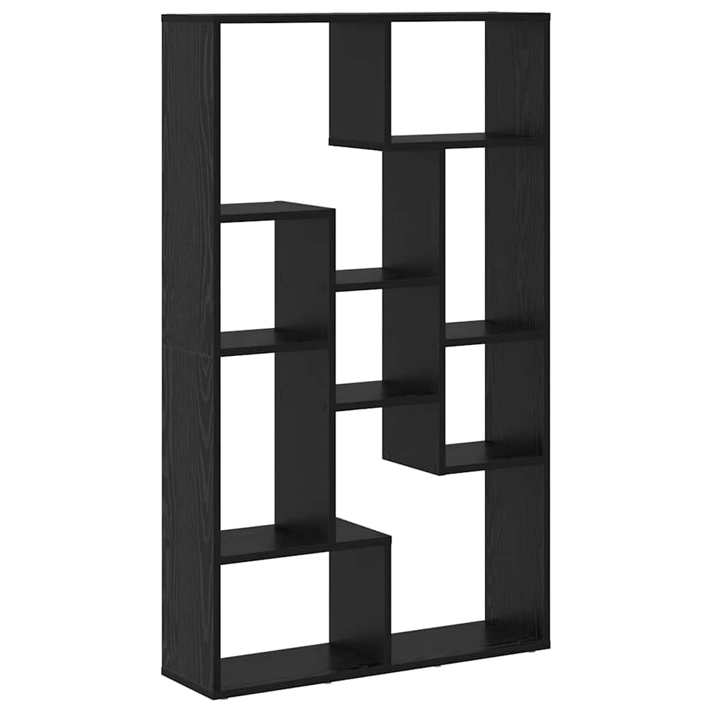vidaXL Βιβλιοθήκη Μαύρη Οξυά 70 x 20 x 102.5 εκ Επεξεργασμένο ξύλο