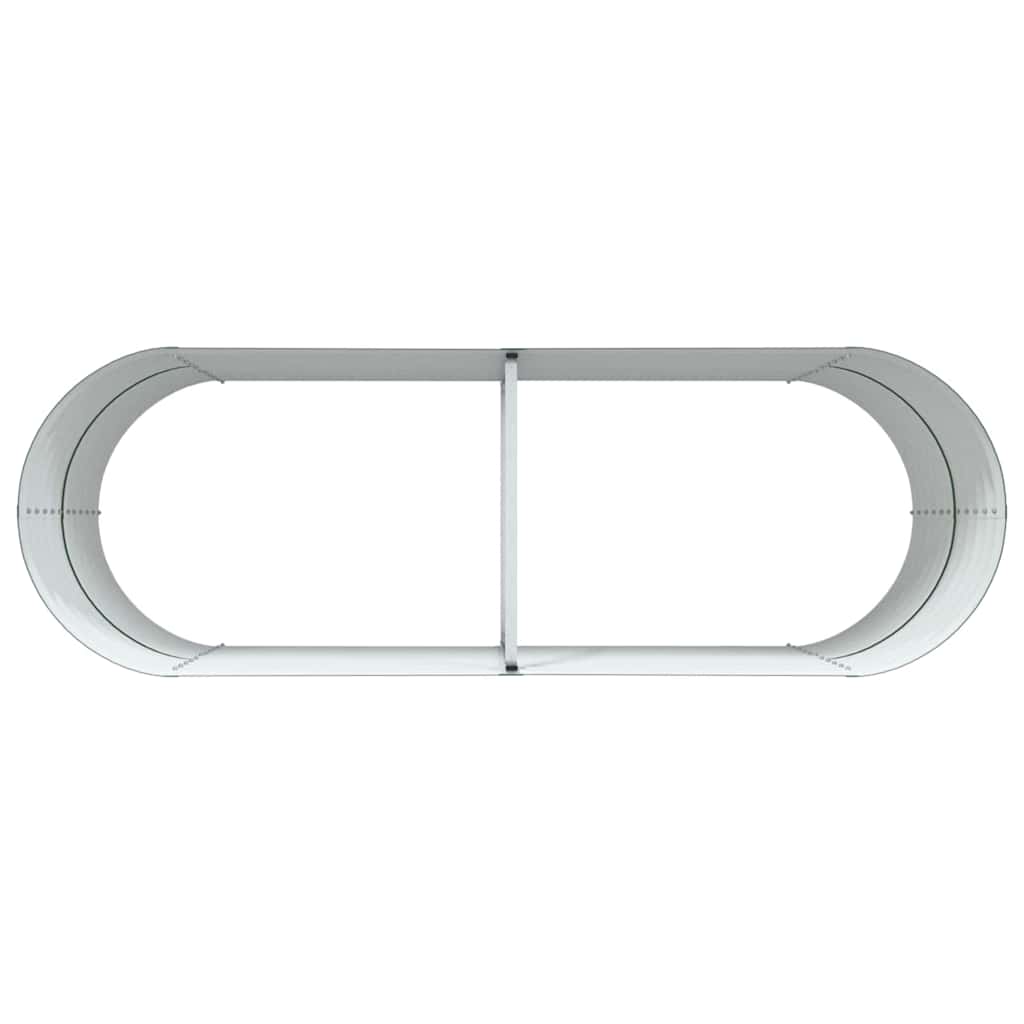 vidaXL Υπερυψωμένη Ζαρντινιέρα Πράσινο 240 x 80 x 81 cm Ατσάλι