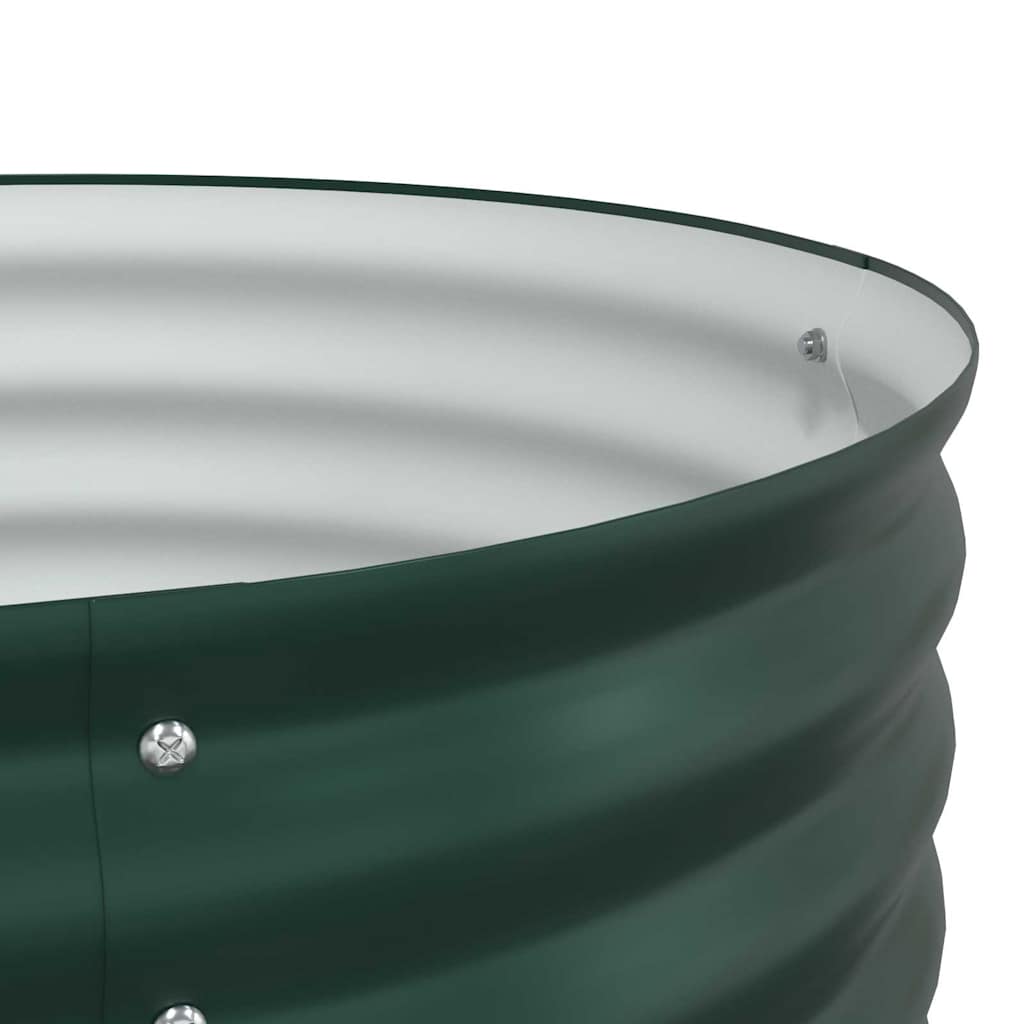 vidaXL Υπερυψωμένη Ζαρντινιέρα Πράσινο 160 x 80 x 44 cm Ατσάλι