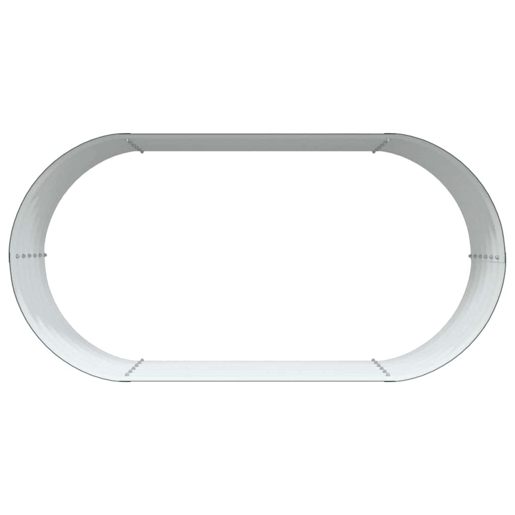 vidaXL Υπερυψωμένη Ζαρντινιέρα Πράσινο 160 x 80 x 44 cm Ατσάλι