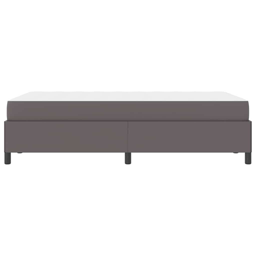 vidaXL Σκελετός Κρεβατιού με στρώμα Γκρι 120 x 200 cm ύφασμα