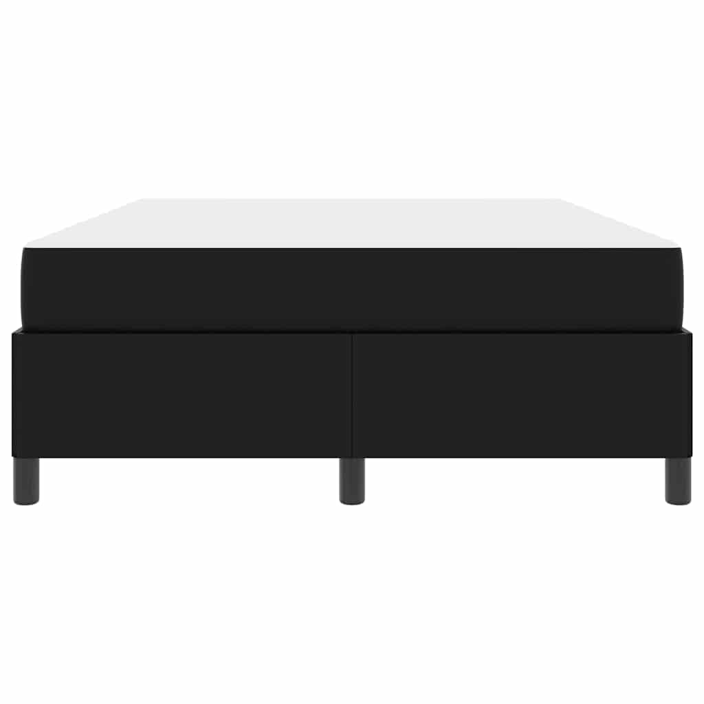 vidaXL Σκελετός Κρεβατιού με στρώμα Μαύρο 140 x 190 cm ύφασμα