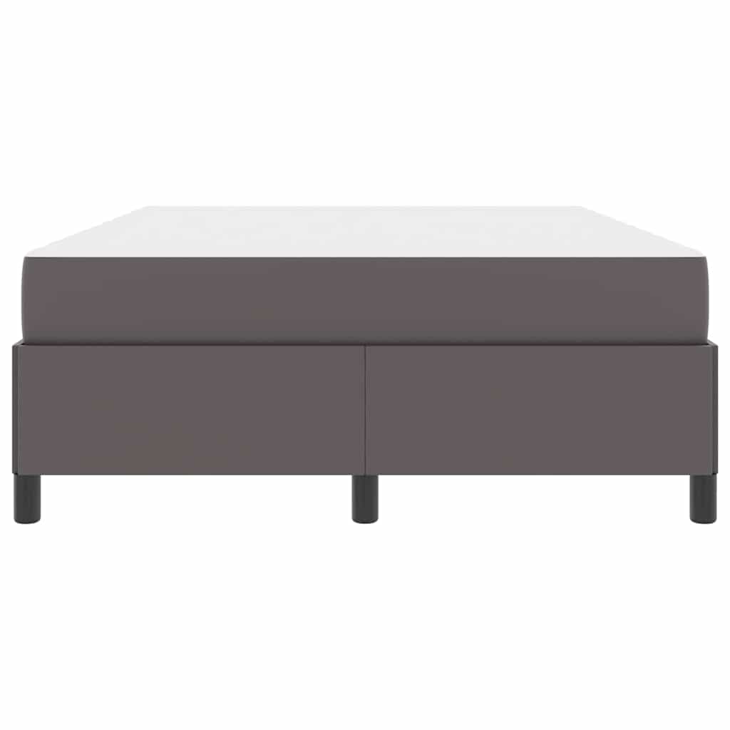 vidaXL Σκελετός Κρεβατιού με στρώμα Γκρι 160 x 200 cm ύφασμα