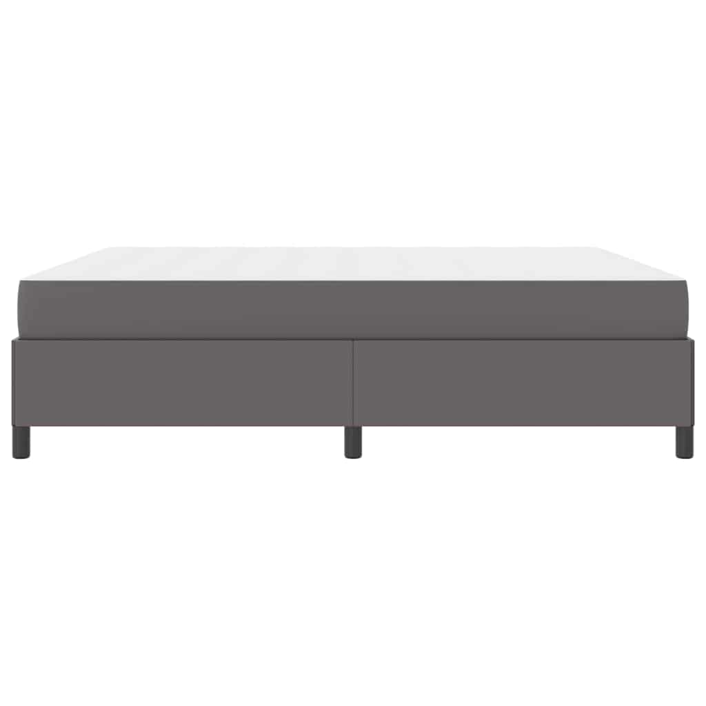 vidaXL Σκελετός Κρεβατιού με στρώμα Γκρι 180 x 200 cm ύφασμα