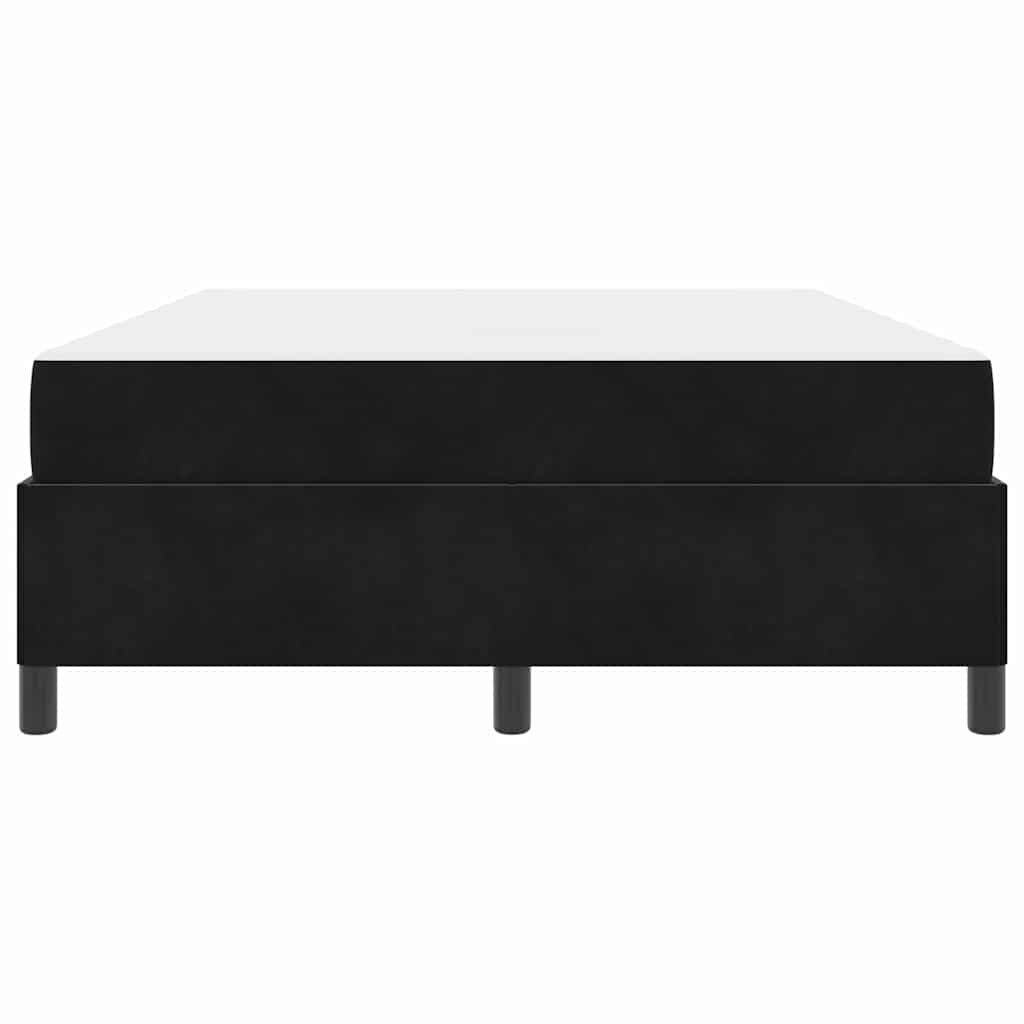 vidaXL Σκελετός Κρεβατιού με στρώμα Μαύρο 160 x 200 cm ύφασμα