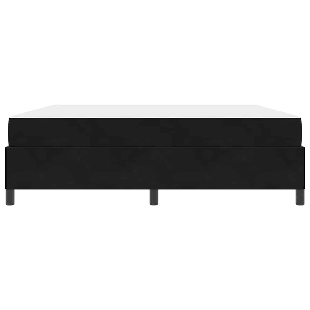 vidaXL Σκελετός Κρεβατιού με στρώμα Μαύρο 180 x 200 cm ύφασμα