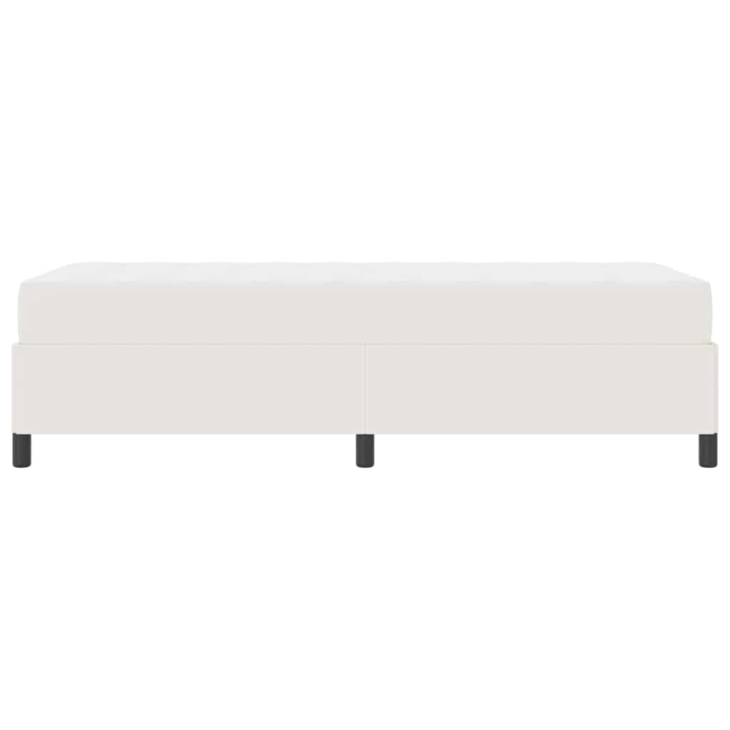 vidaXL Σκελετός Κρεβατιού με στρώμα Κρεμ 80 x 200 cm ύφασμα