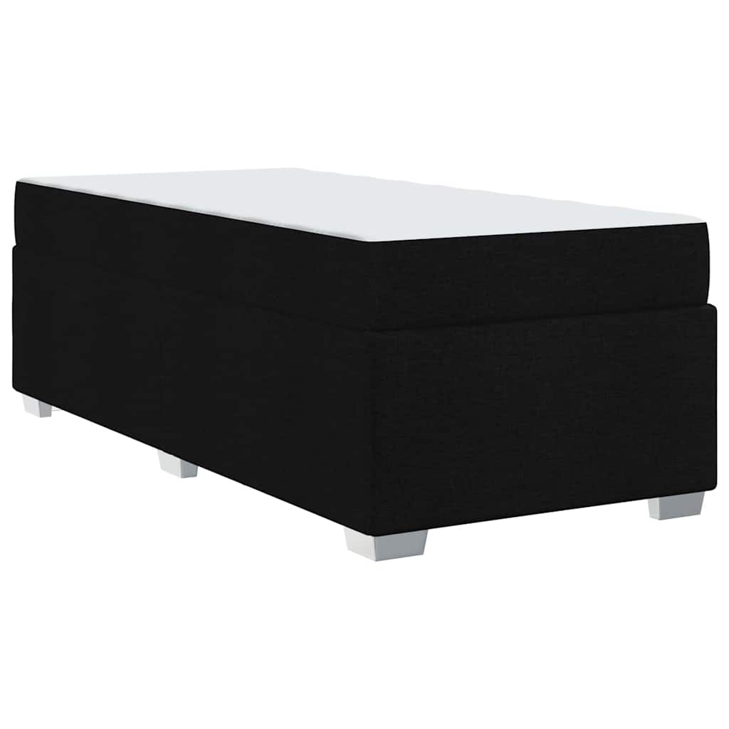 vidaXL Σκελετός Κρεβατιού Μαύρο 90 x 200 cm ύφασμα