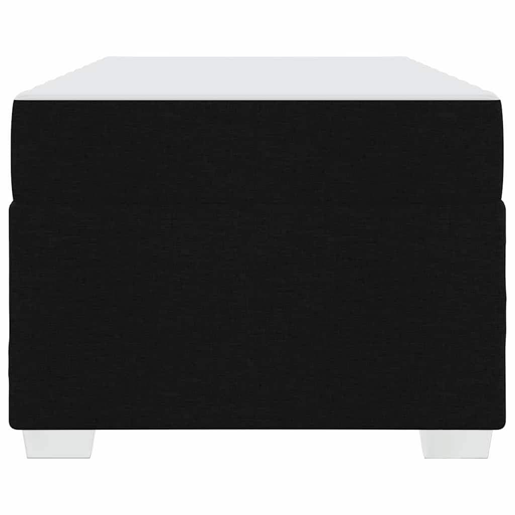 vidaXL Σκελετός Κρεβατιού Μαύρο 90 x 200 cm ύφασμα